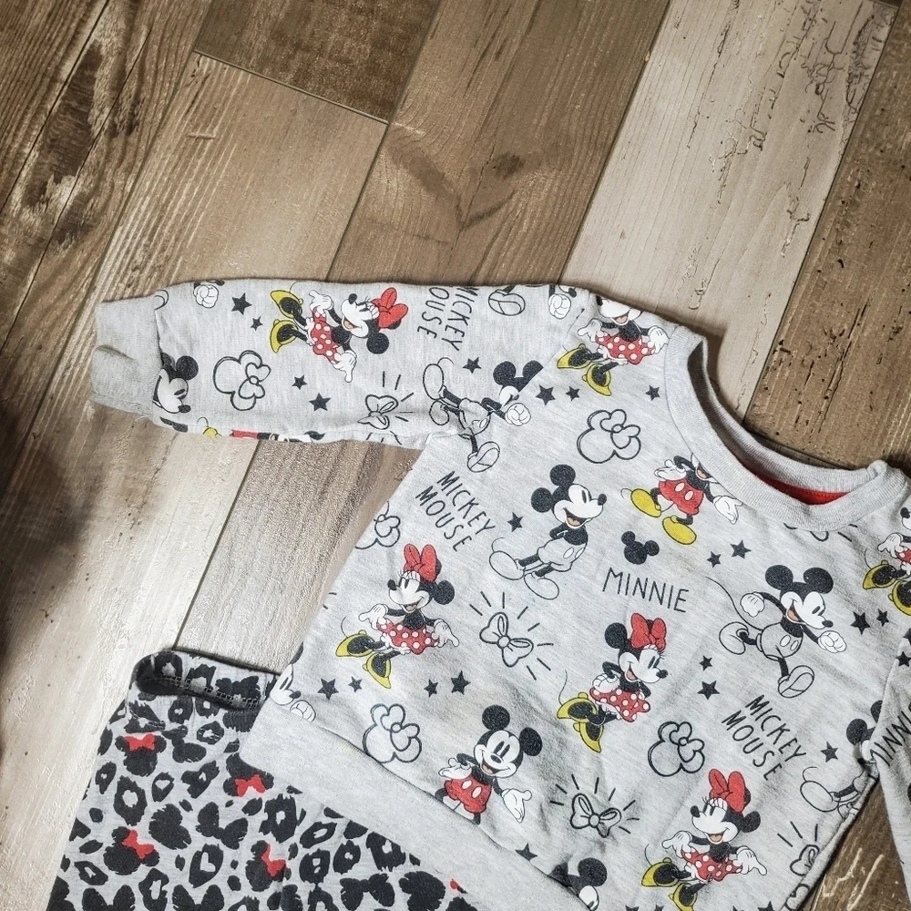 Disney Junior Minnie Mouse Toddler Girl Size 3T 2 Piece Outfit